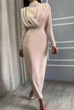 Loorain - Fashion Elegant O Neck One Step Skirt Dresses(9 Colors)